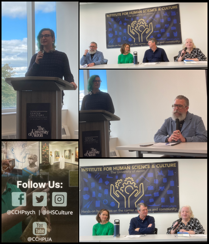 Stuart's October 2, 2024, photos of the Misinformation Society panel discussion at the University of Akron.