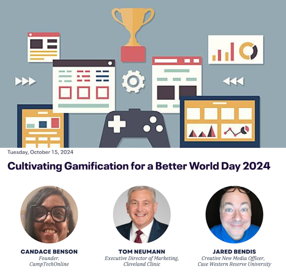 Tuesday, October 15, 2024, Eighth Annual Better World Day - Cultivating Gamification for a Better World 2024 at Hyland - Building #3