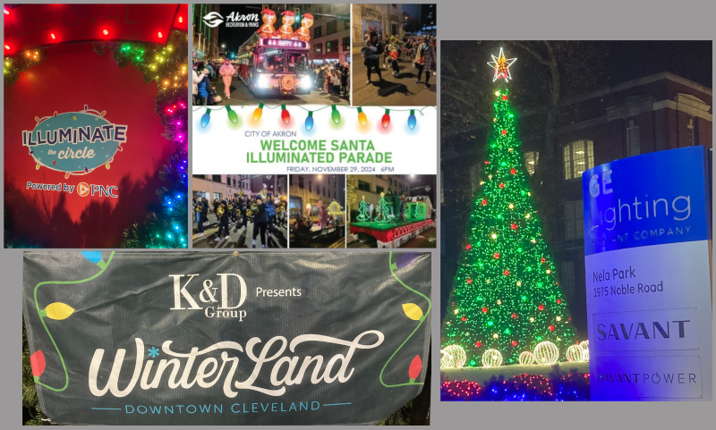 2024 Holiday Lighting Ceremonies - University Circle, Akron, Cleveland, Nela Park 