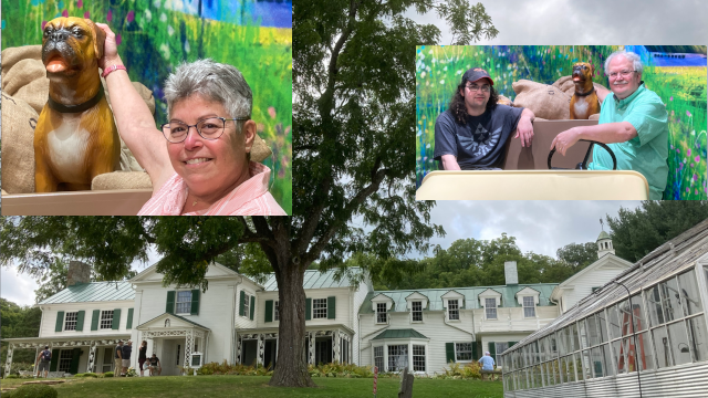 August 31, 2024, Stuart, Julie, and Mike tour Malabar Farm State Park.