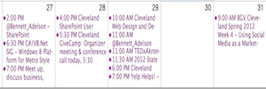 Meetings I track this week!