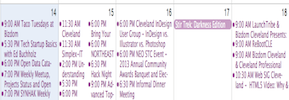 Cleveland Tech, Entrepreneur, and Social Media Meetings