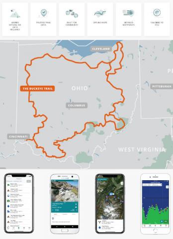 Buckeye Trail Guthook Guide App