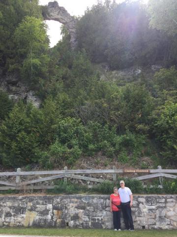 Bike Ride on Mackinac Island to Arch Rock