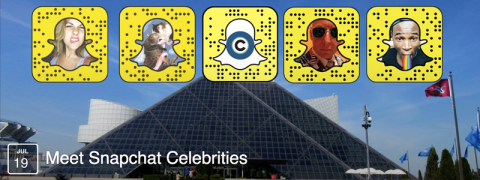 Cleveland.com's "Meet Snapchat Celebrities" at the Rock & Roll Hall of Fame
