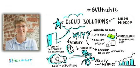 Plenary - Cloud Solutions: How They are Transforming the Way Nonprofits Work - Linda Widdop (@phillybirdnerd of @Tech_Impact) 