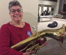 Julie performed in TubaChristmas Cleveland