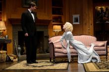  Actor Eric Damon Smith (as Charles) is confronted with the ghost of his deceased first wife, Shanara Gabrielle (as Elvira)