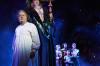 The Ghost of Christmas Present (actor David Anthony Smith, center) takes Ebenezer Scrooge (actor Aled Davies) on an unforgettable journey in Great Lakes Theater's 25th anniversary production of Charles Dickens' holiday classic "A Christmas Carol" at the Ohio Theatre, PlayhouseSquare. (Photography by Roger Mastroianni)