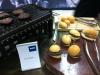 Sliders and other grilled goodies at Collection Auto Club